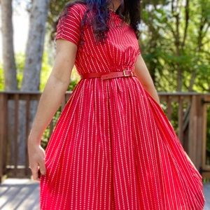 1950s vintage red dress!